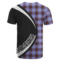 Rutherford Tartan Crest T-shirt - Circle Style