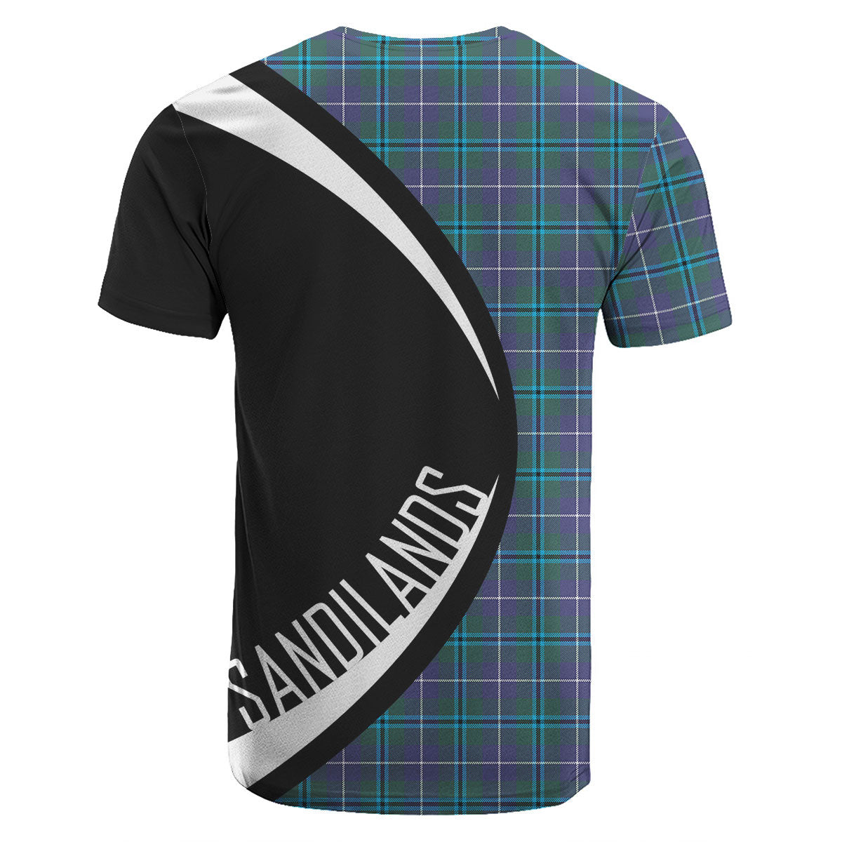 Sandilands Tartan Crest T-shirt - Circle Style