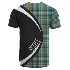 Scott Green Ancient Tartan Crest T-shirt - Circle Style