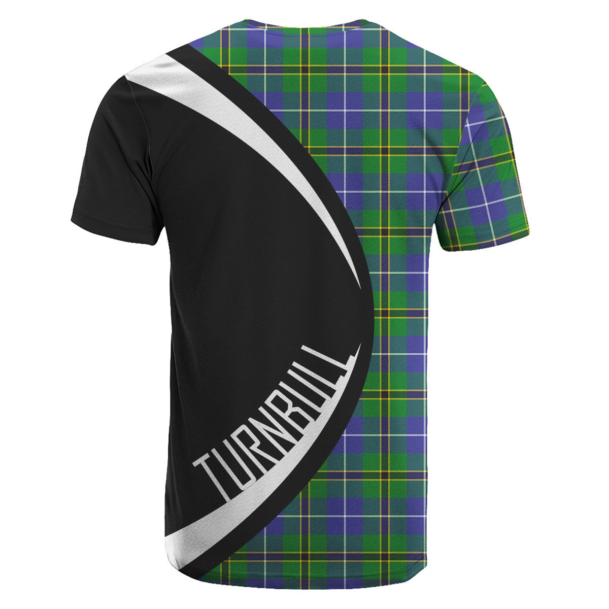 Turnbull Hunting Tartan Crest T-shirt - Circle Style