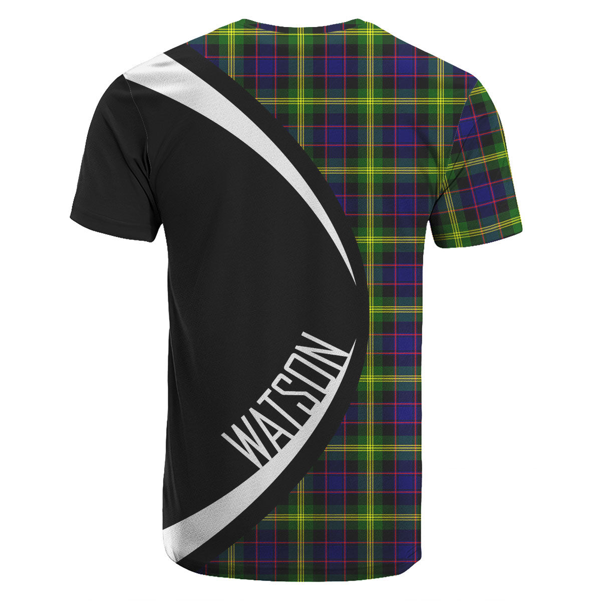 Watson Modern Tartan Crest T-shirt - Circle Style