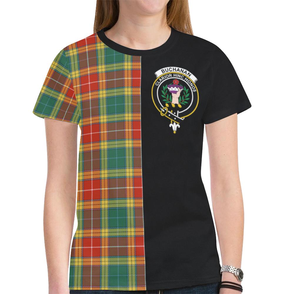 Buchanan Family Old Sett Tartan T-shirt - Half In Me Style