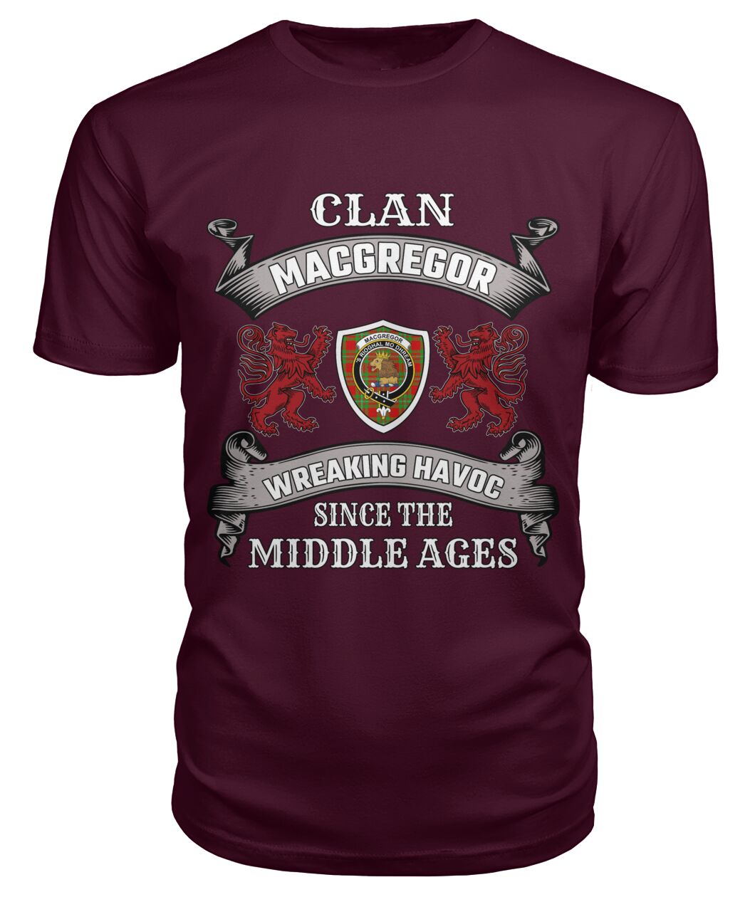 Macgregor Family Tartan 2D T-Shirt