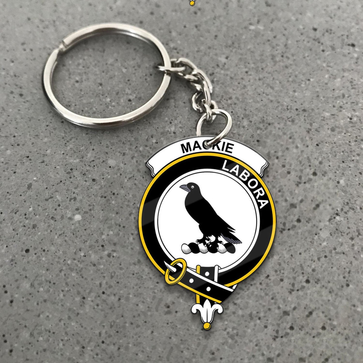 MacKie Crest Keychain