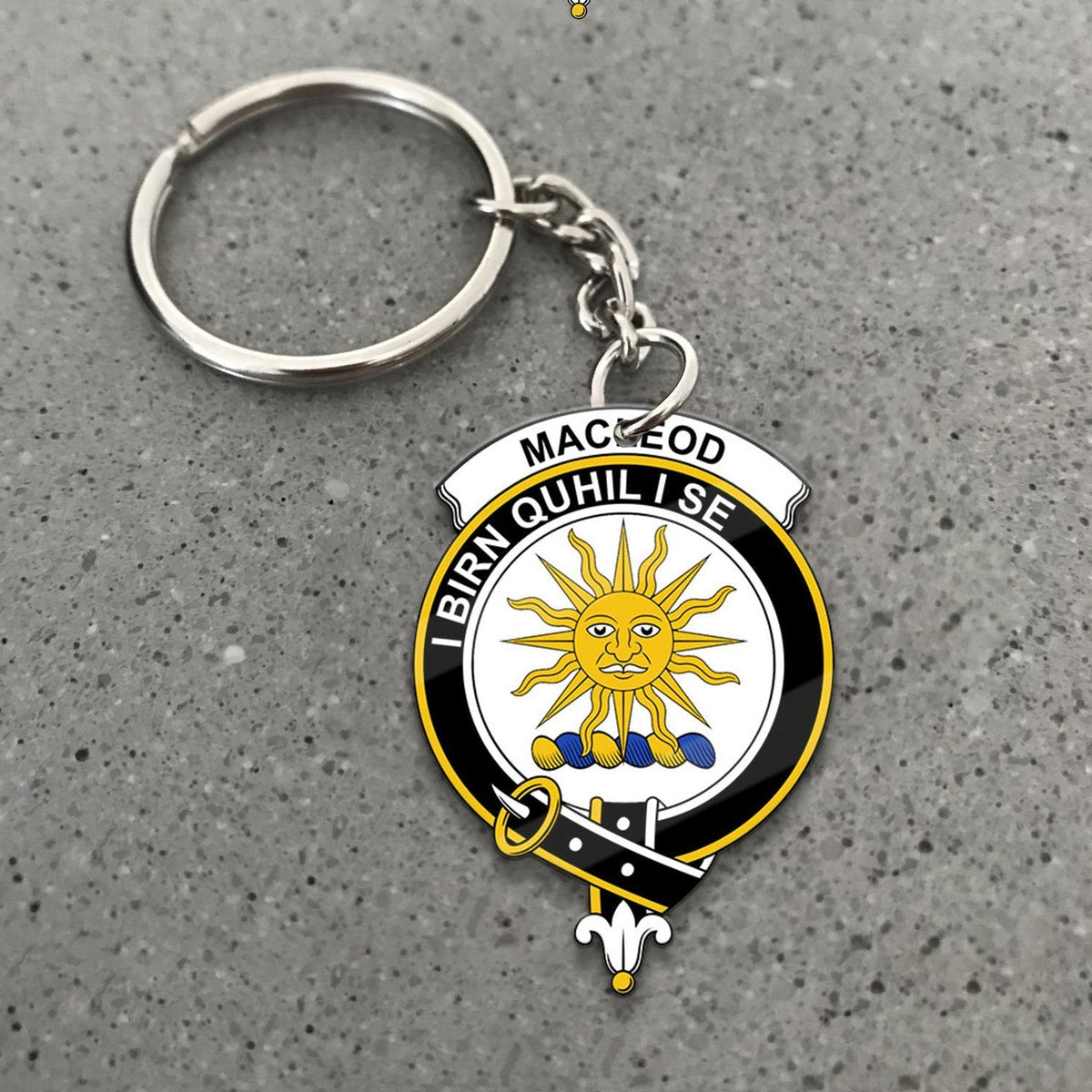 MacLeod Crest Keychain