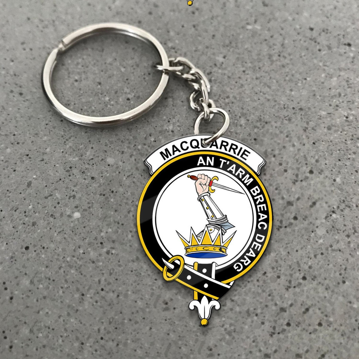 MacQuarrie Crest Keychain