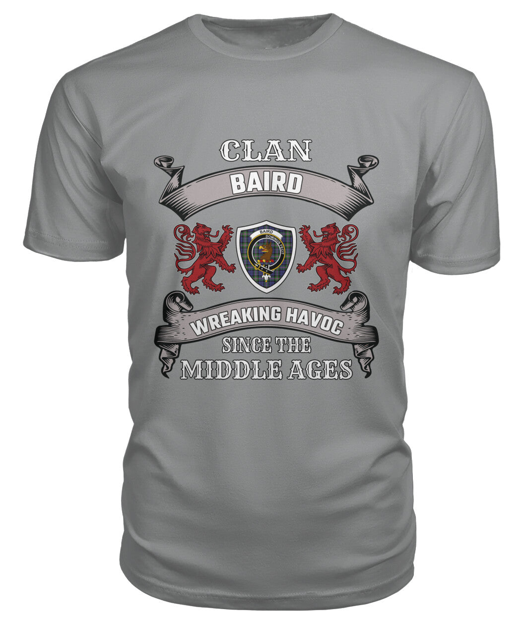 Baird Family Tartan 2D T-Shirt