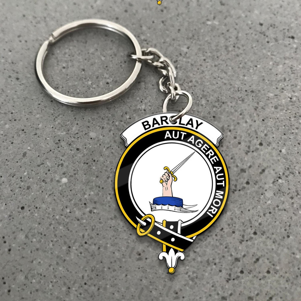 Barclay Crest Keychain