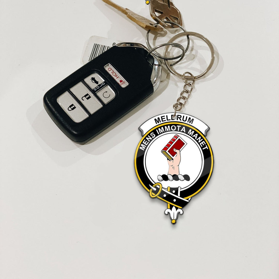 Meldrum Crest Keychain