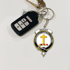 Mercer Crest Keychain