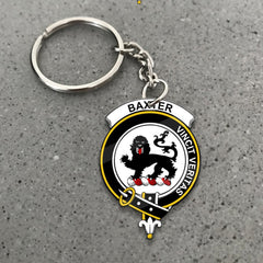 Baxter Crest Keychain