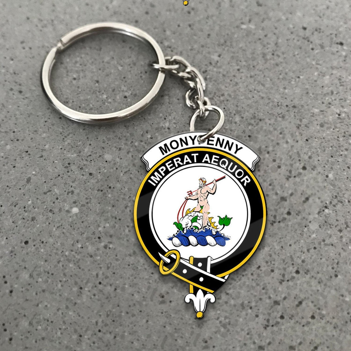 Monypenny Crest Keychain