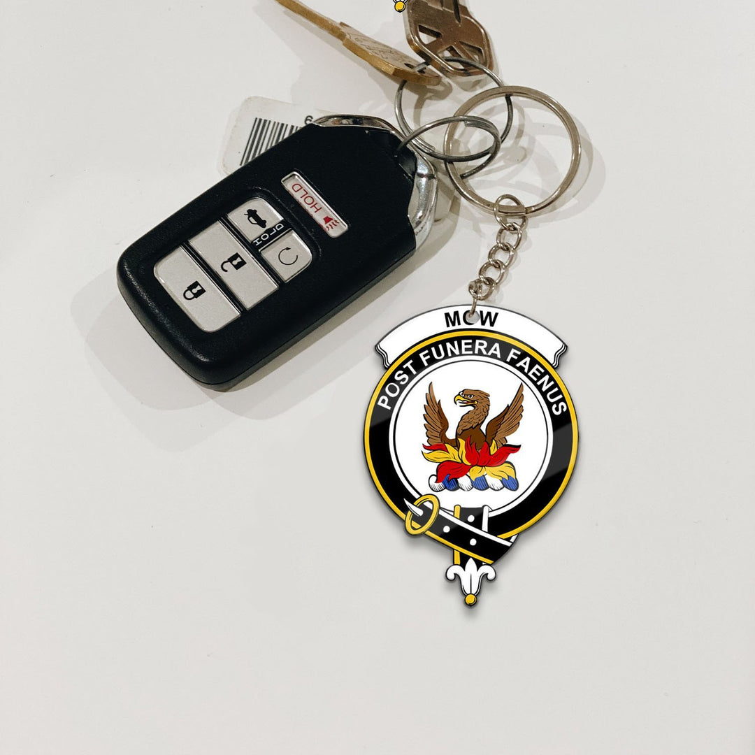 Mow Crest Keychain