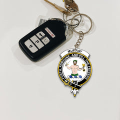 Murray (of Atholl) Crest Keychain