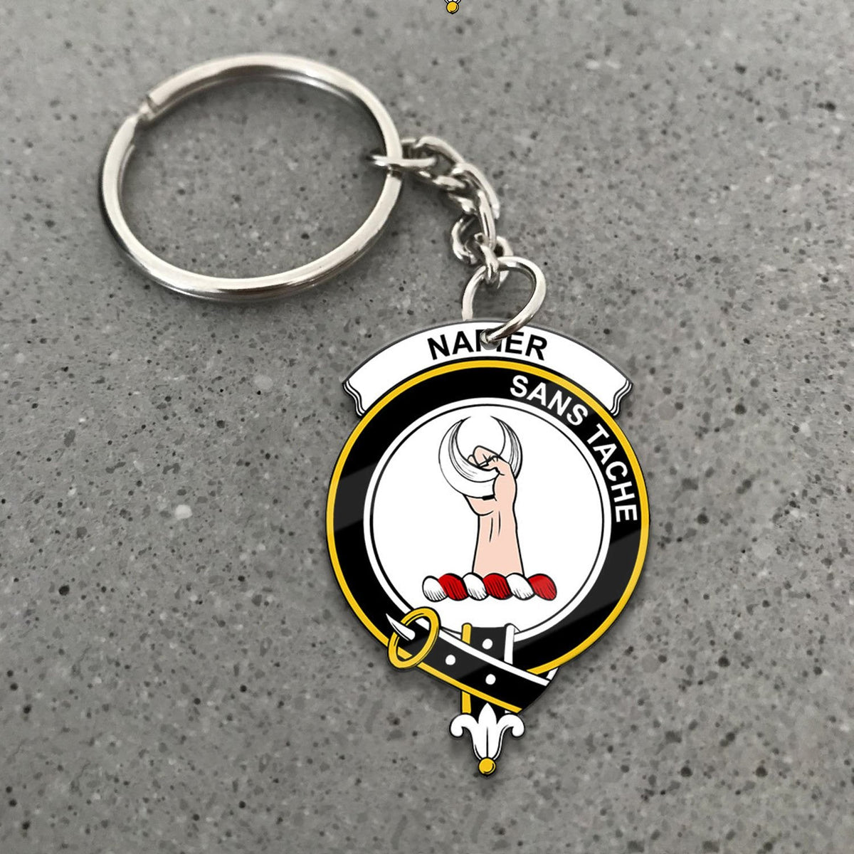 Napier Crest Keychain