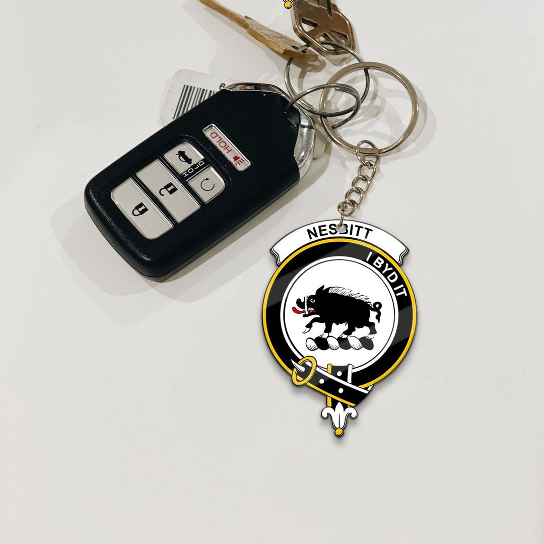 Nesbitt Crest Keychain