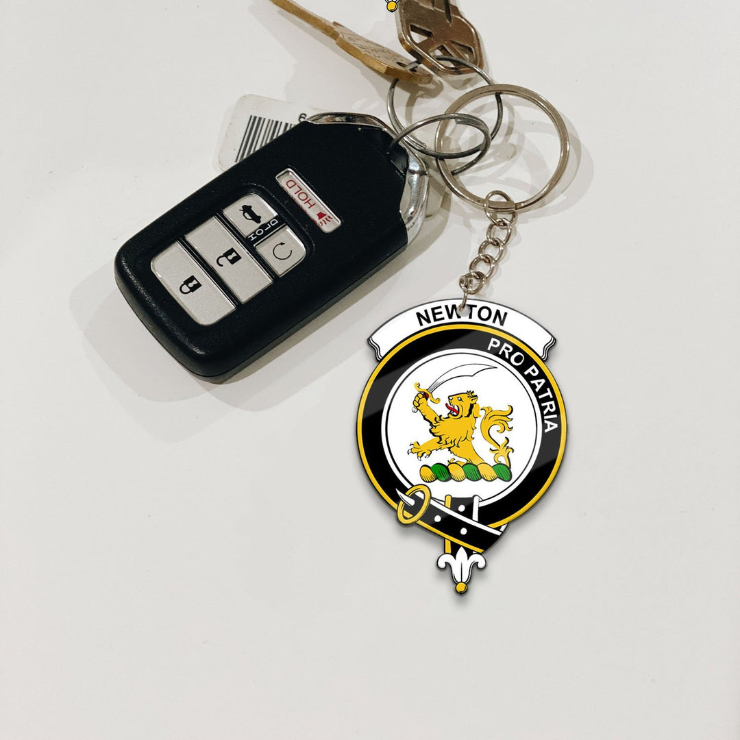 Newton Crest Keychain