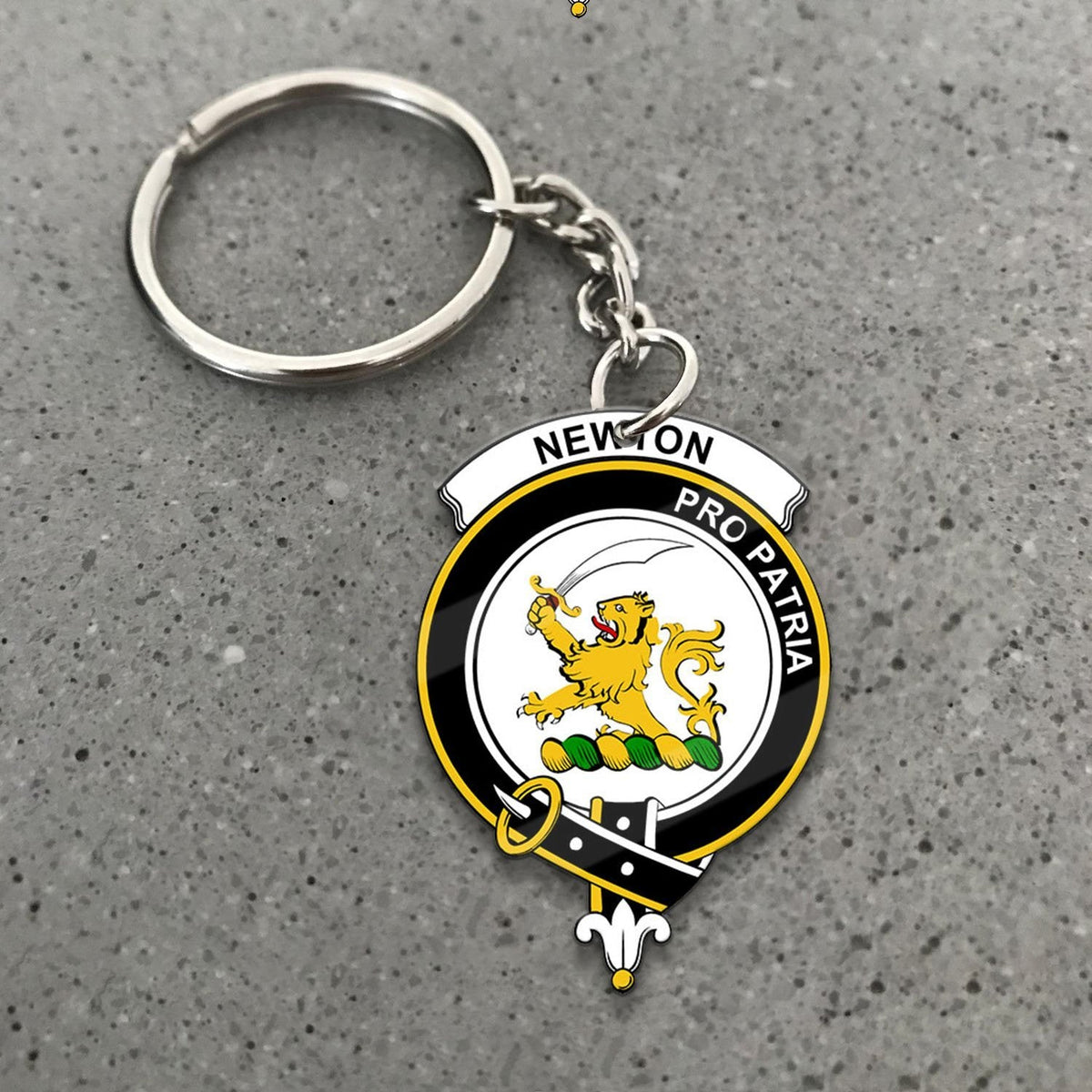 Newton Crest Keychain