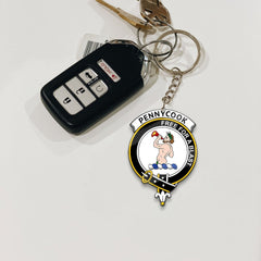 Pennycook Crest Keychain