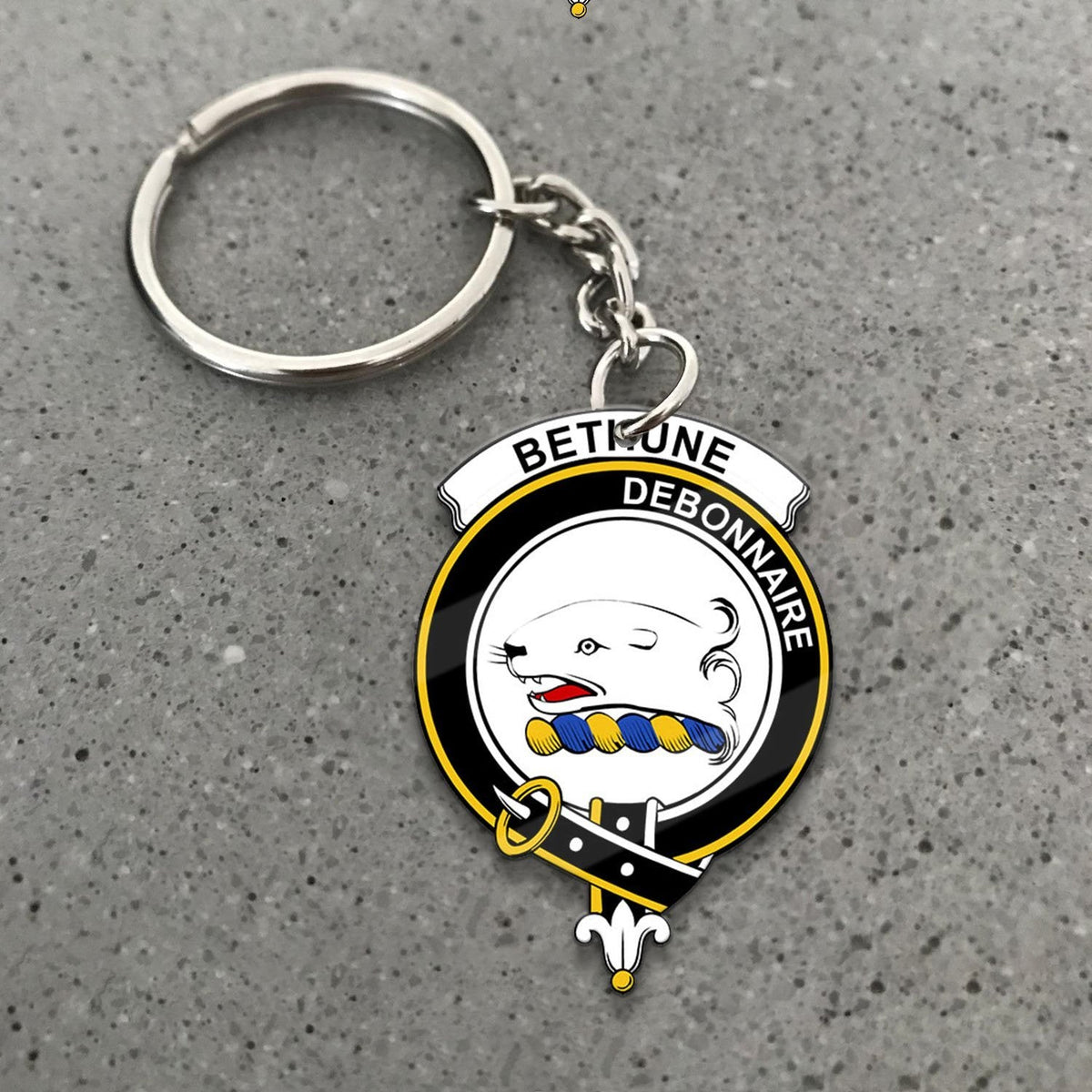 Bethune Crest Keychain