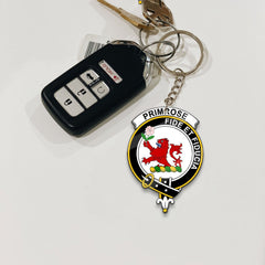 Primrose Crest Keychain