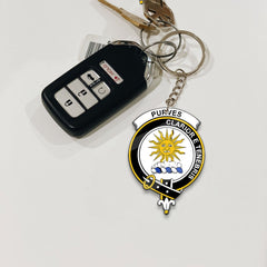 Purves Crest Keychain