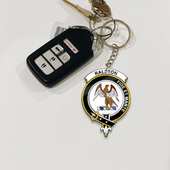 Ralston Crest Keychain