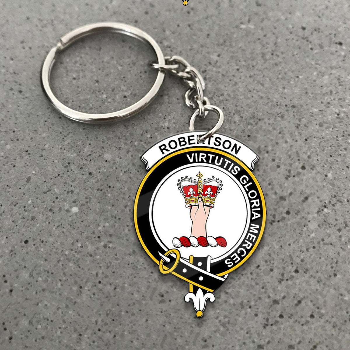 Robertson Crest Keychain