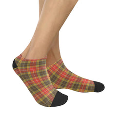 Buchanan Old Set Weathered Tartan Ankle Socks