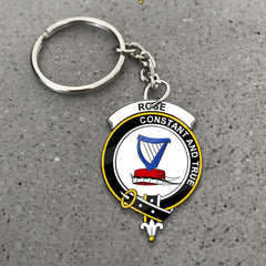 Rose Crest Keychain