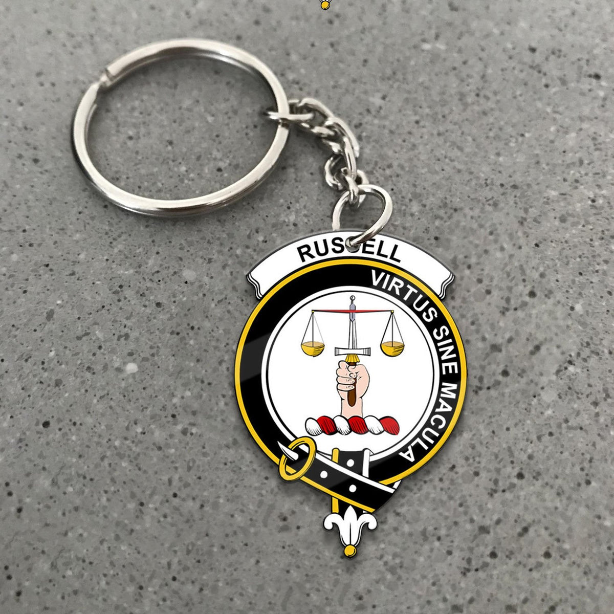 Russell Crest Keychain