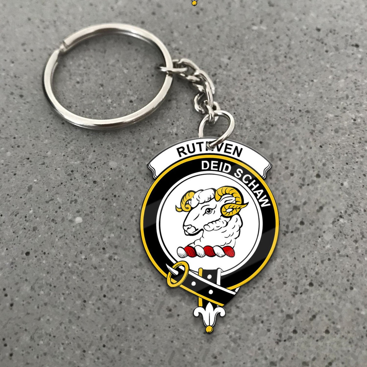 Ruthven Crest Keychain