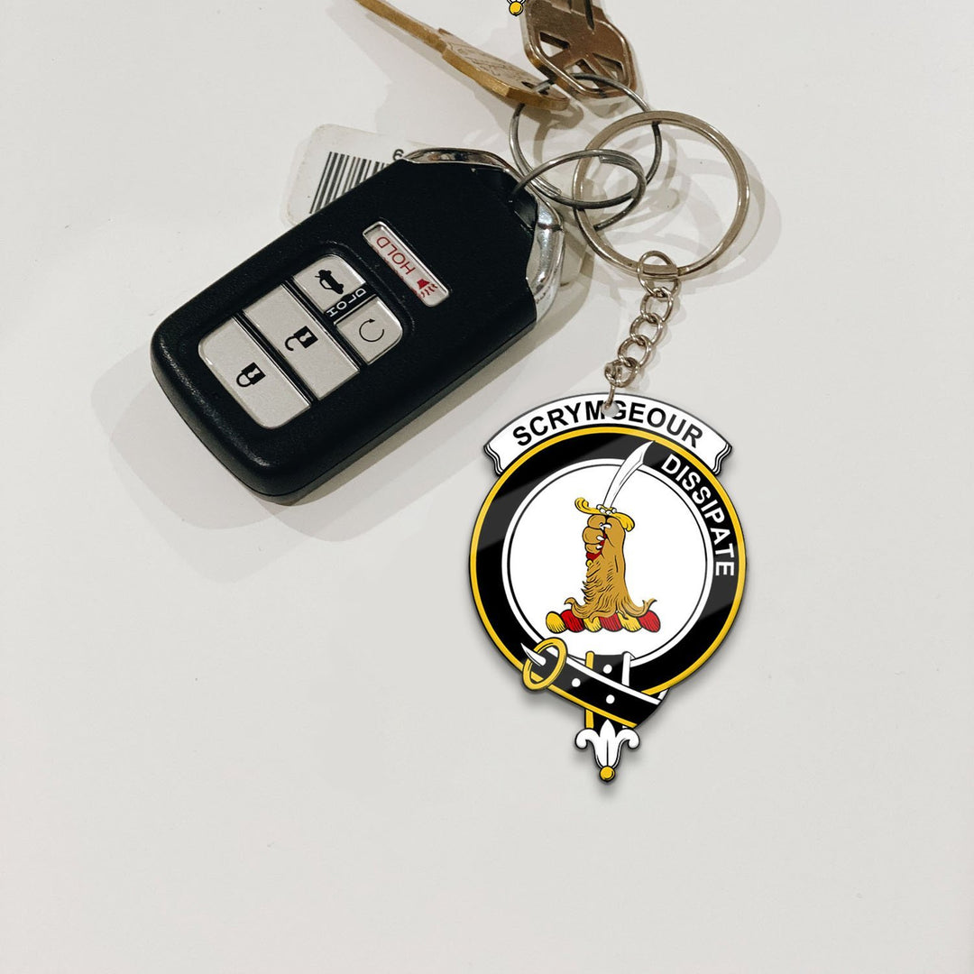 Scrymgeour Crest Keychain