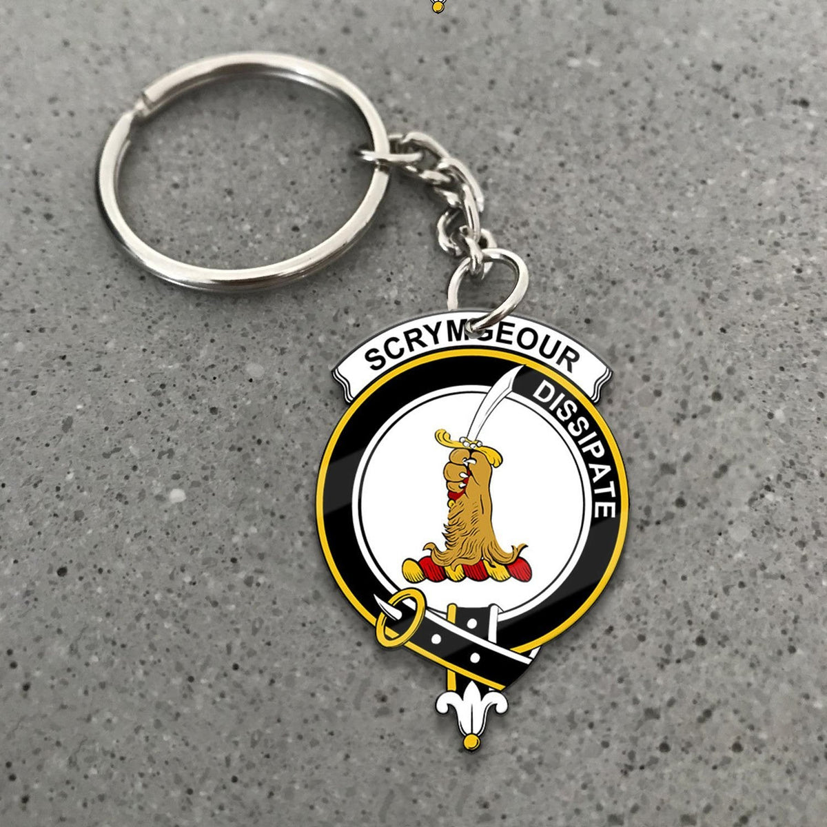 Scrymgeour Crest Keychain