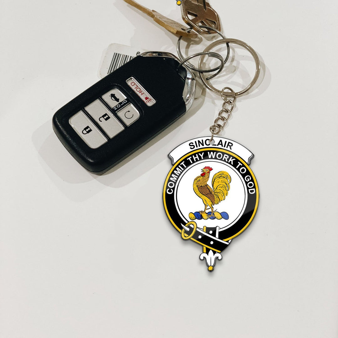 Sinclair Crest Keychain