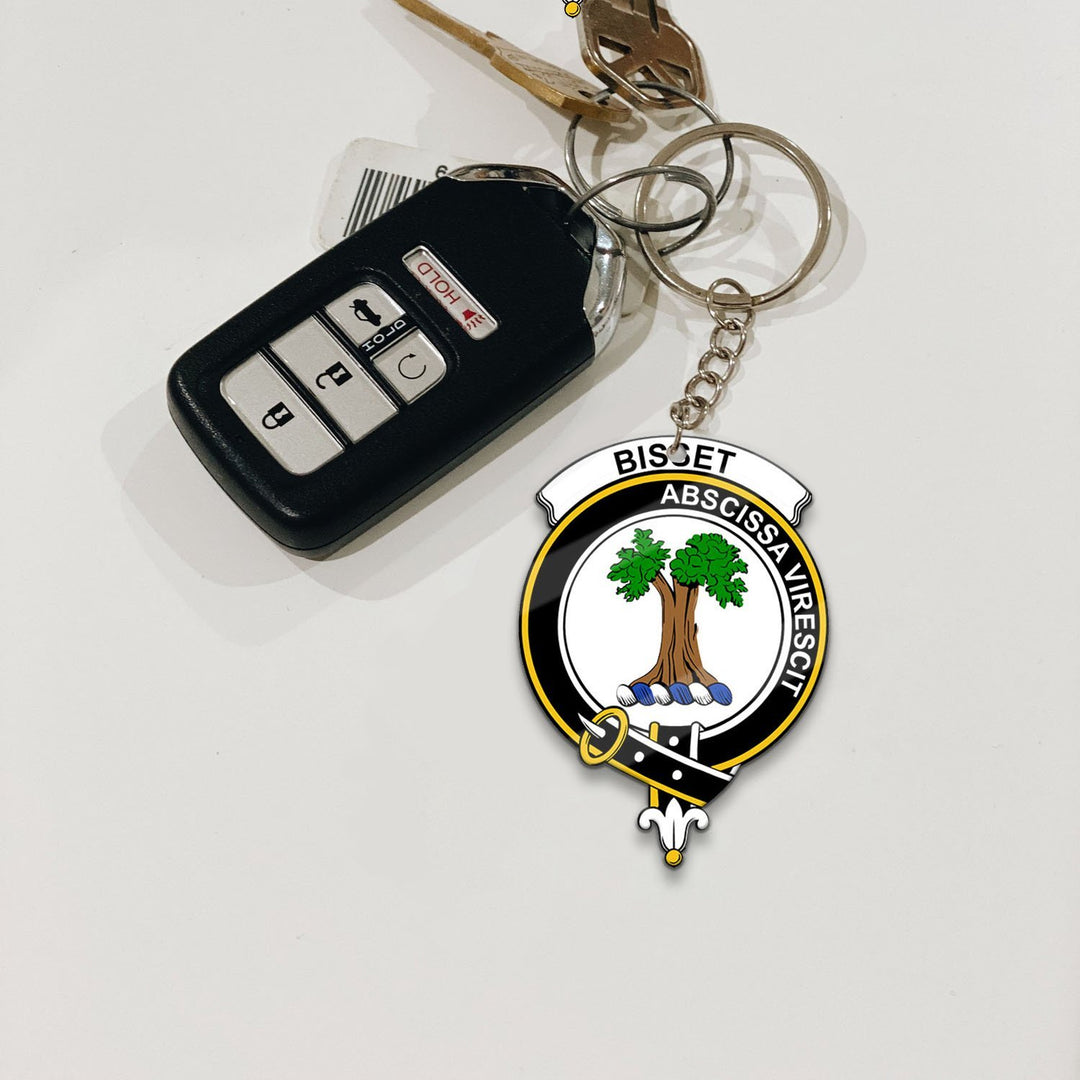 Bisset Crest Keychain