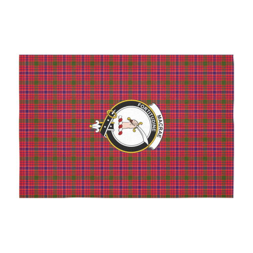 MacRae Tartan Crest Tablecloth