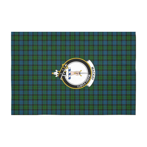 MacKay Tartan Crest Tablecloth