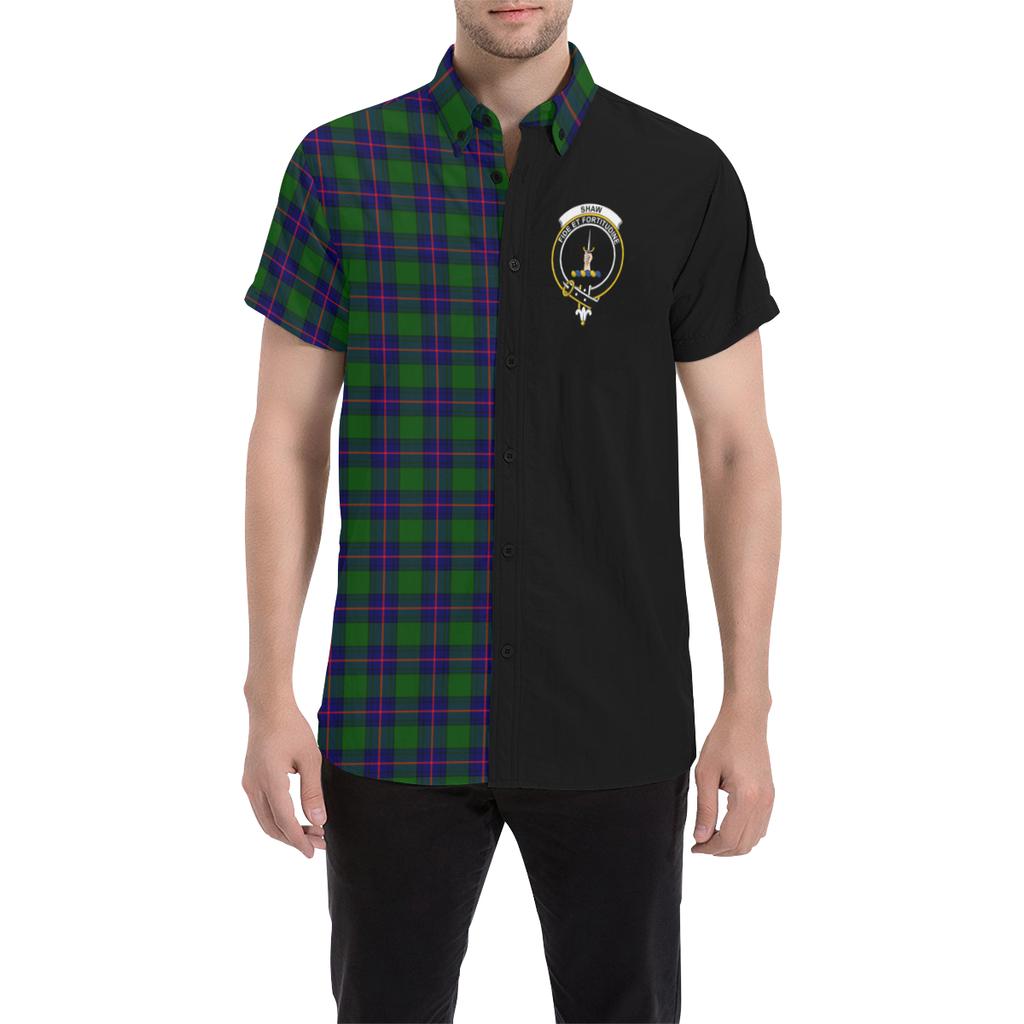 Shaw Modern Tartan Men Shirt Haft Style
