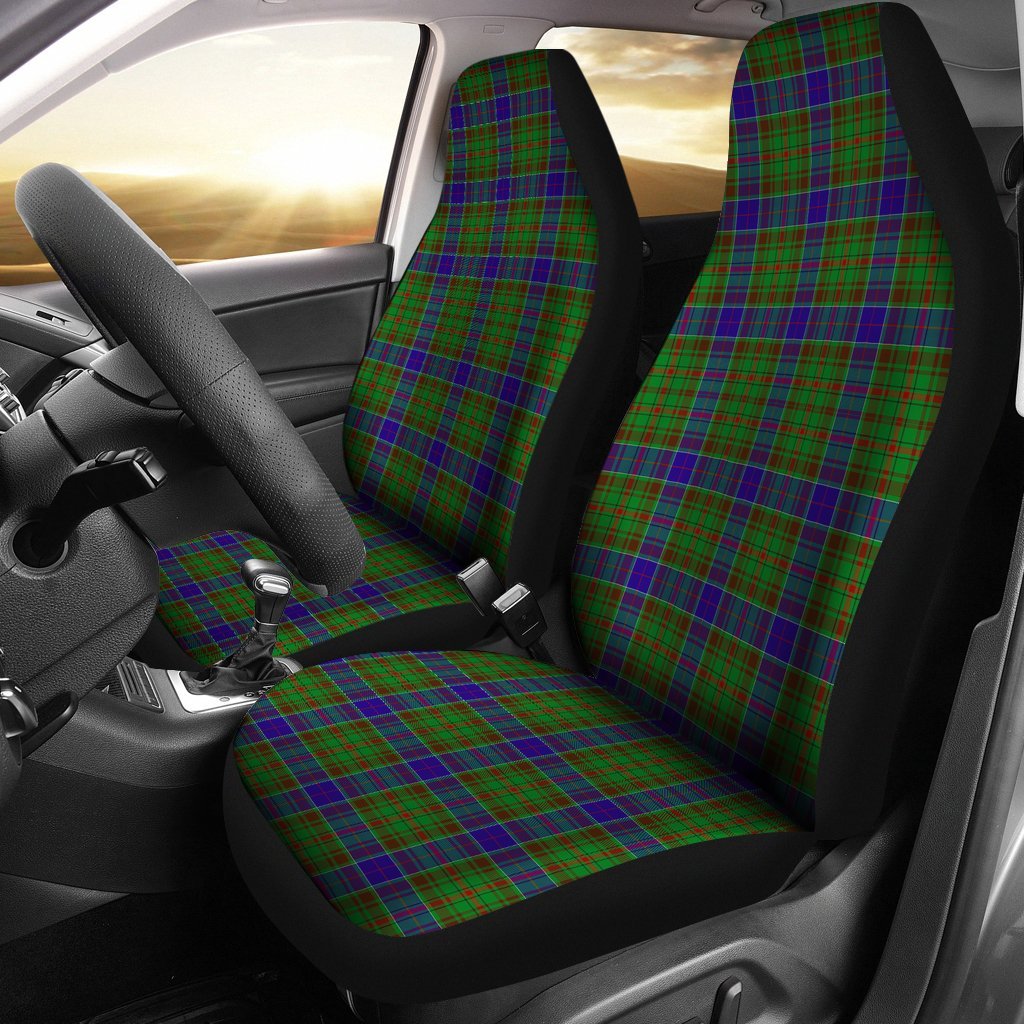 Adam Family Tartan Car Seat Cover