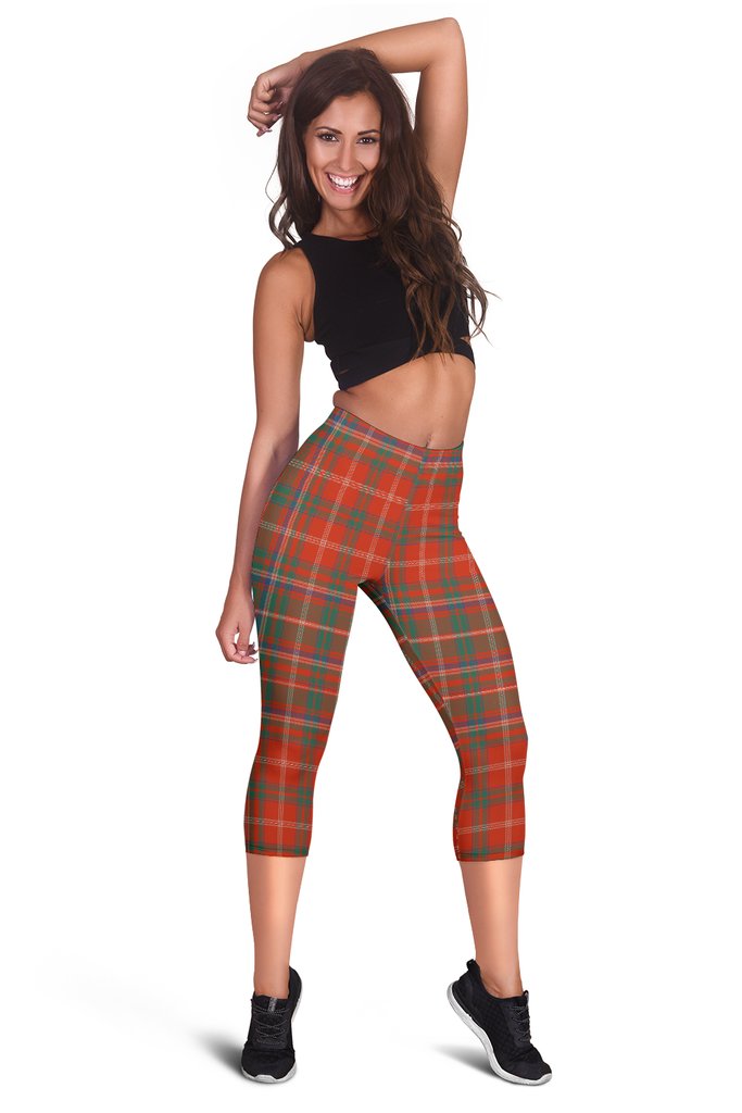 MacDougall Family Ancient Tartan Capris Leggings