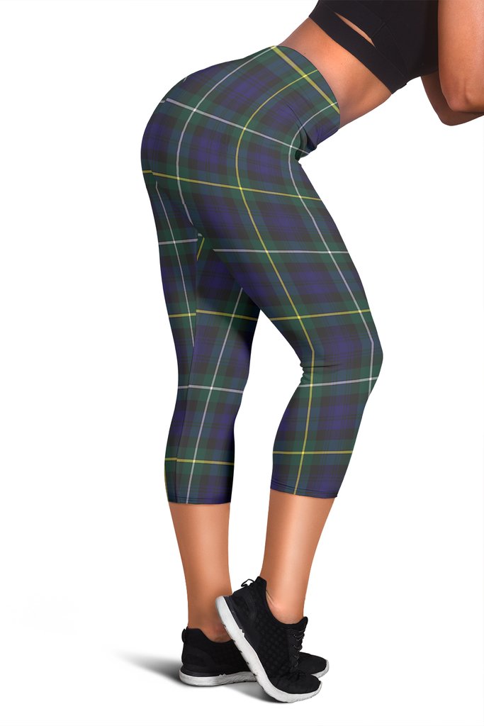 Campbell Family Modern Tartan Capris Leggings