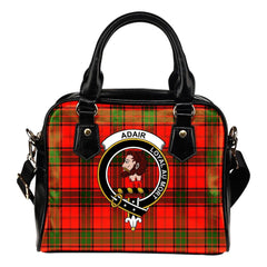 Adair Family Tartan Crest Shoulder Handbags