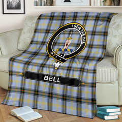 Bell of the Borders Tartan Crest Blanket