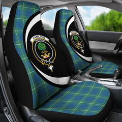 Hamilton Hunting Ancient Family Tartan Crest Car Seat Cover