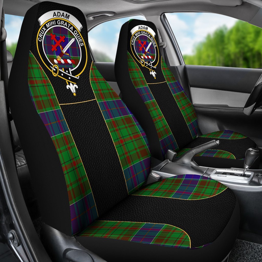 Adam Family Tartan Crest Car seat cover Special Version