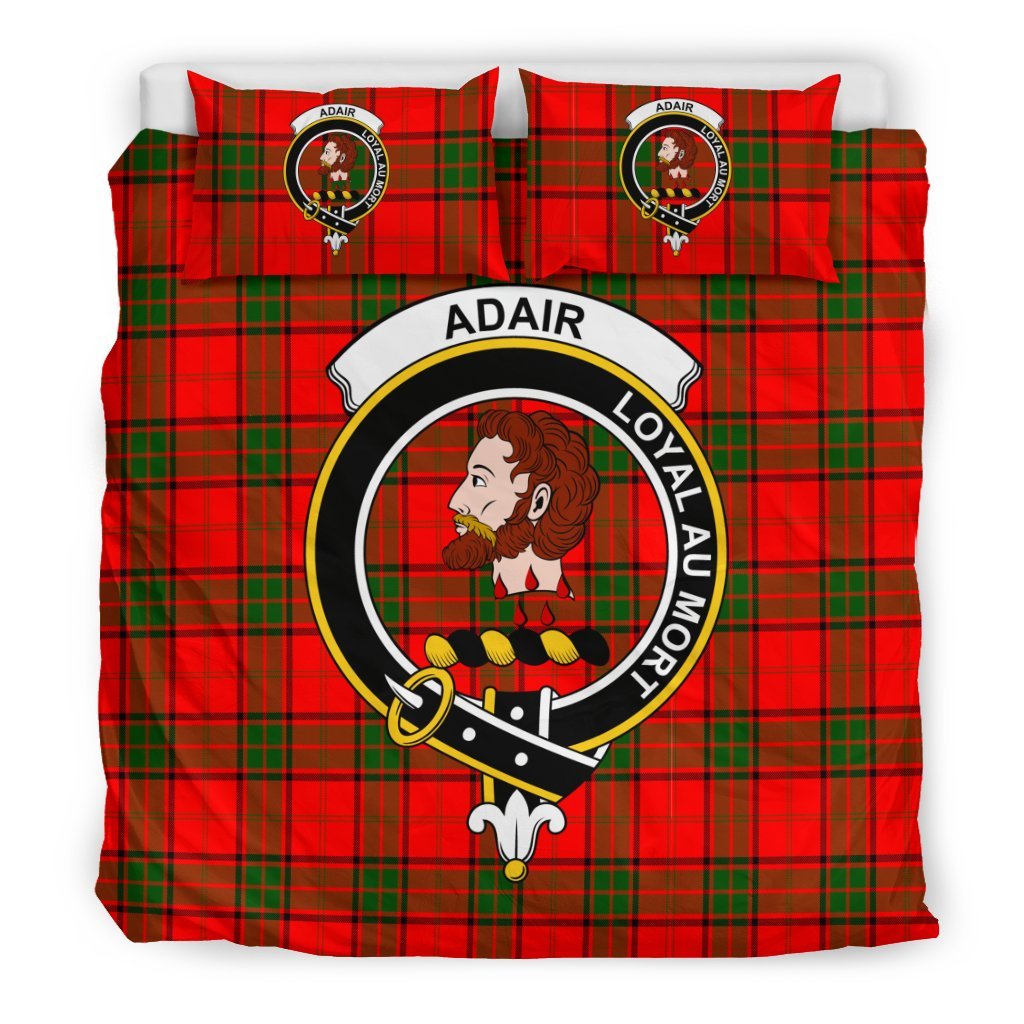 Adair Family Tartan Crest Bedding Set