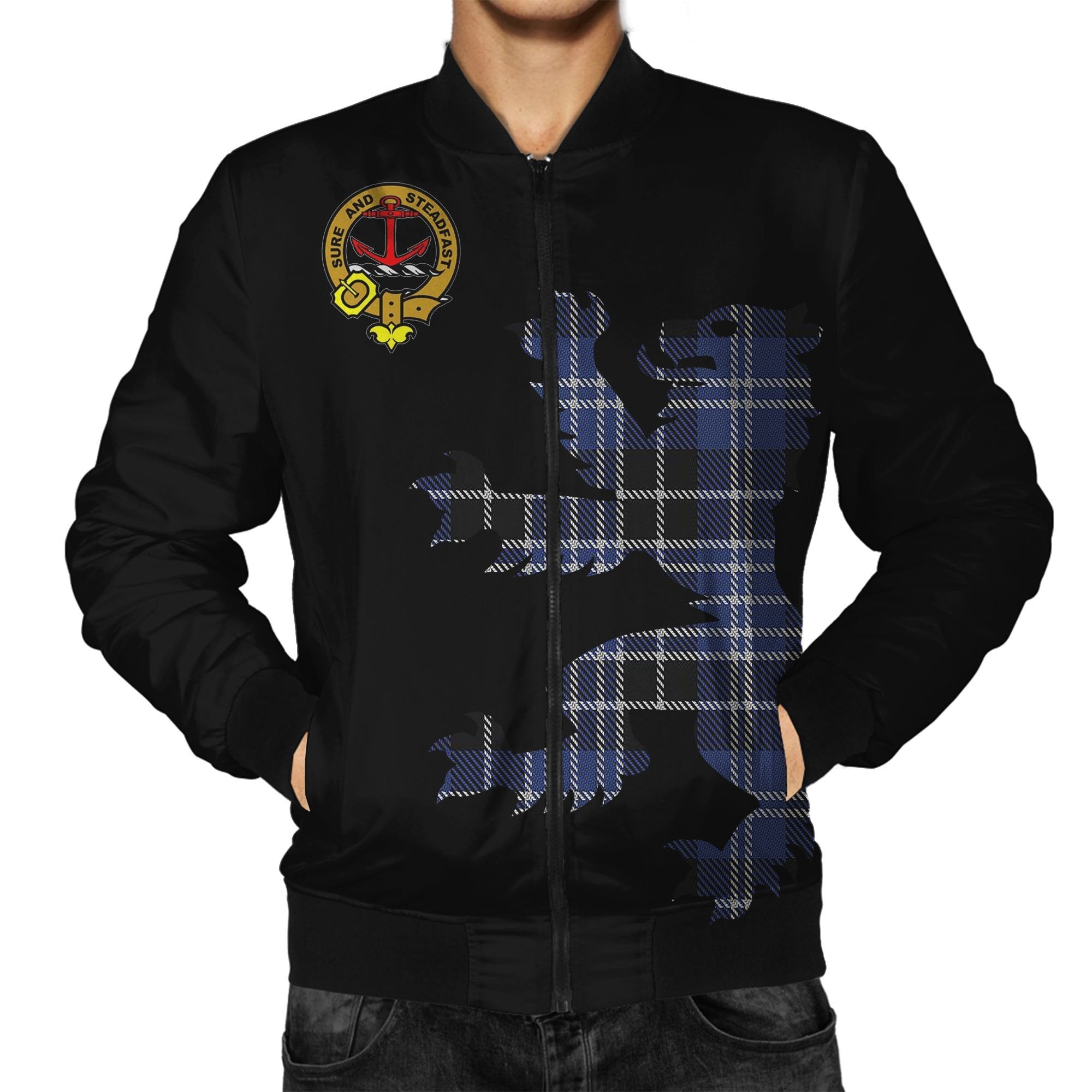 Clark Tartan Bomber Jacket Lion & Thistle
