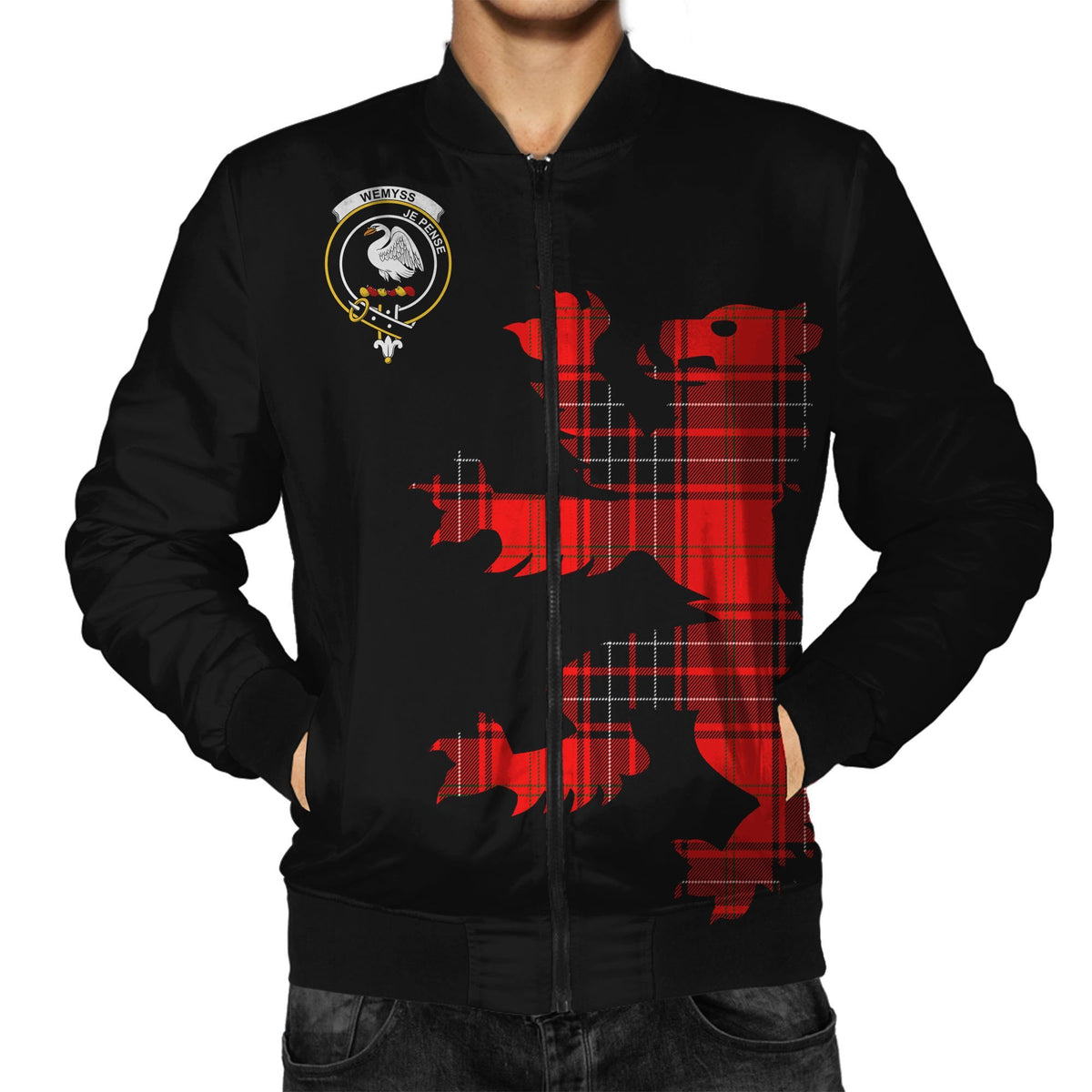 Wemyss Tartan Bomber Jacket Lion & Thistle