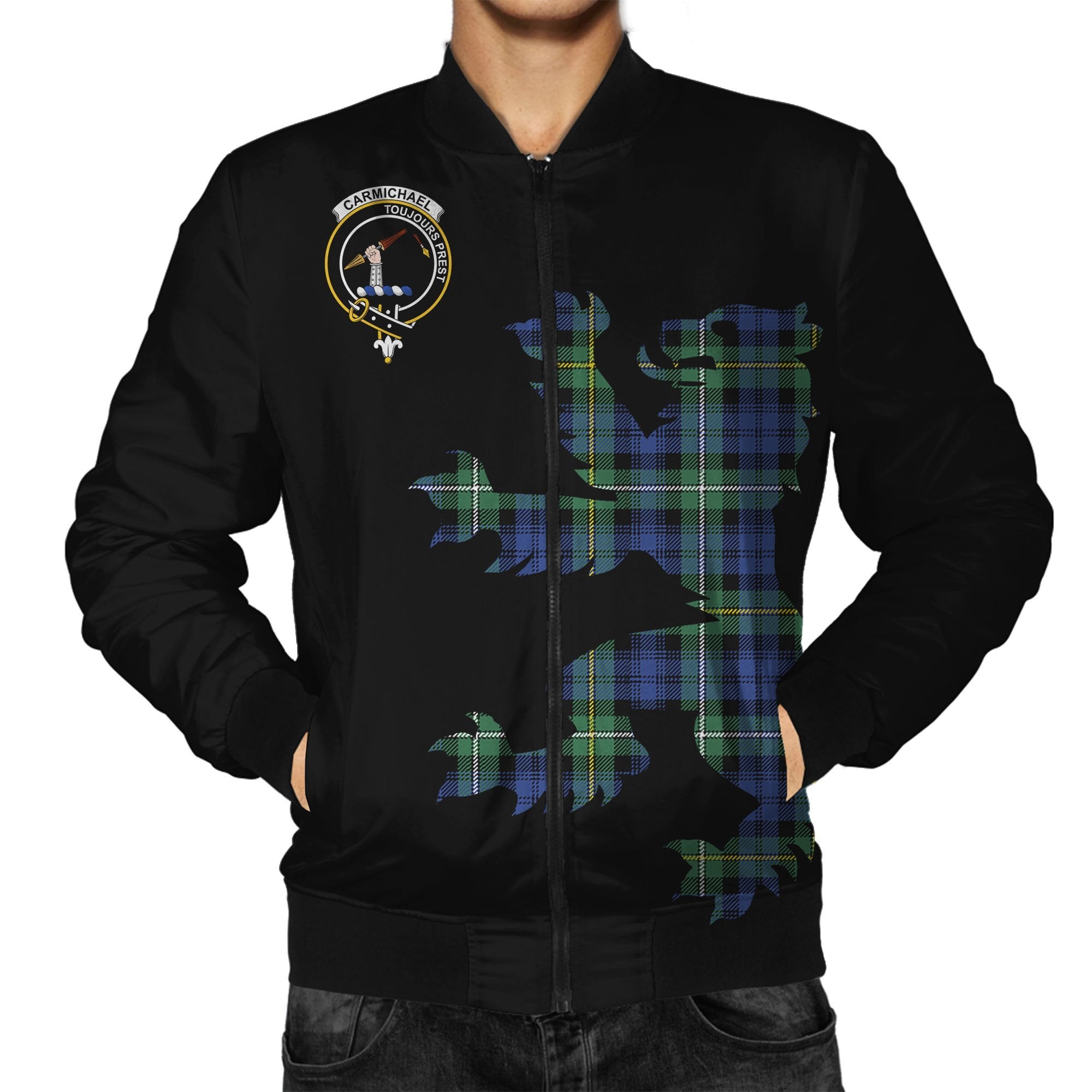 Carmichael Tartan Bomber Jacket Lion & Thistle